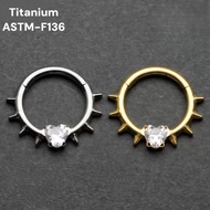 F136 Titanium Septum Daith Piercing Jewellery 16G 8mm 1 piece