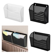 haha Wall Mounted File Holder Mesh Hanging File  Holder Rack Wall File Pocket