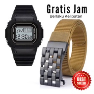 FREE WATCH Men's Nylon Canvas Belt 115cm Length SV-027