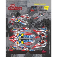 Yamaha R15 transparent striping, R15 transparent sticker, Yamaha R15 motorbike sticker