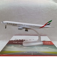 Emirates B777 / A380 Diecast Airplane Model 8in w/ Landing Gear Aircraft Collectible