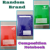 10pcs/ream Composition Notebook (w/o and with Plastic Cover) for Grade 4 School Notebook 80 leaves (