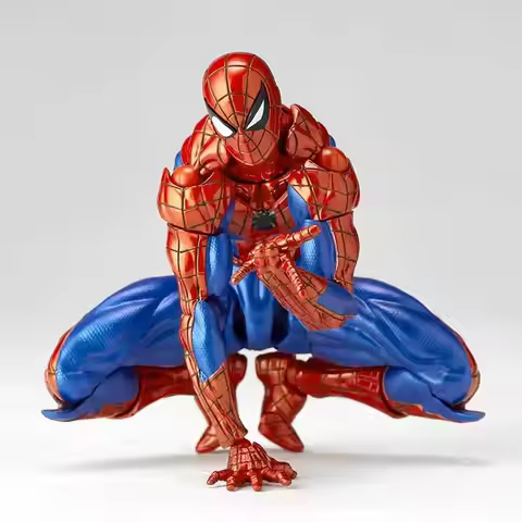 New 16cm Kaiyodo Spider-man 2.0 Revoltech Amazing Yamaguchi Mk4 Peter Parker Anime Action Collection