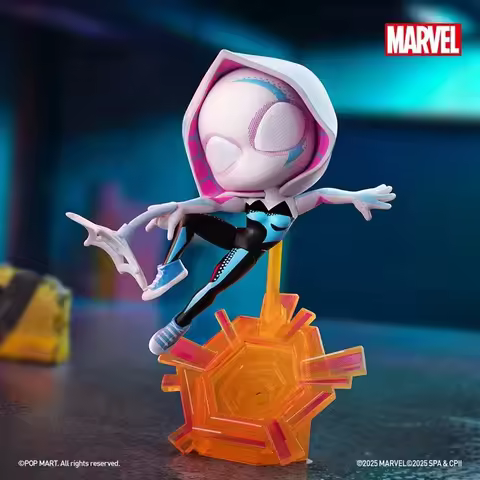 In Stock POP MART Marvel Spider-man Across The Spider-verse Series Blind Box Cute Spiderman Gwen Spo