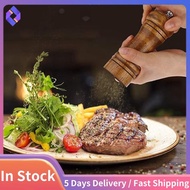 Pepper Grinder - Pepper Mill,Pepper Grinder,Sea Salt Grinder, Wood Pepper Mill Grinder Adjustable