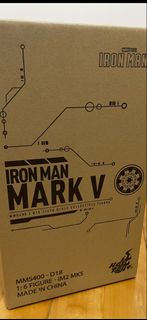 （全新現貨冇開封）Hottoys Hot toys Iron Man Mark V MMS400-D18 Mark 5 Diecast 合金版 1:6 figure