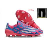 Kasut Bola Sepak F50 X Ghosted Pink Murah FG Outdoor Football Shoes Men's Boots Unisex Soccer Cleats