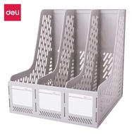 DELI E9845 vertical 3-compartment document rack