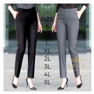 Office Pants - Work Pants (Slim Fit Women's Work Pants Women's Formal Pants Jumbo Office Pants/