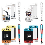 New student meal card holder ins ID card protector, campus card, game cube, couple style keychain, b