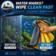 Microfiber Cleaning Cloth 30x40cm / 30x60cm | Dual-Sided Absorbent Towel for Car & Aquarium Glass