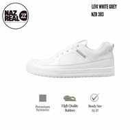 NAZREAL FOOTWEAR Levi White - Latest Children's School Shoes Children's Casual Sneakers