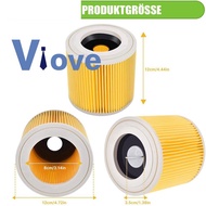 [R Q M U] 4X Cartridge Filter for KaRcher WD3 Premium WD2 WD3 WD3P WD3 MV2 MV3 Replacement Filter fo