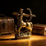 Handmade Brass Zodiac Signs - Vintage Constellation Statues Home/Office Decor Collectibles