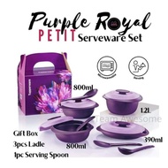OCTOBER Tupperware - Purple Royal Petit Serveware Set