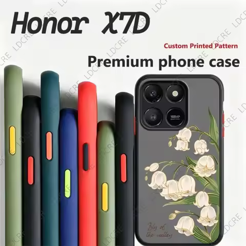 For Honor X7d 4G Case For Honor X7d 4G TPU Case Shockproof Protective Cover DIY TPU Case For Honor X