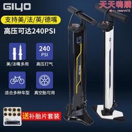 GIYO 自行車登山車公路車落地式高壓真空胎儲氣式打氣筒GF-94