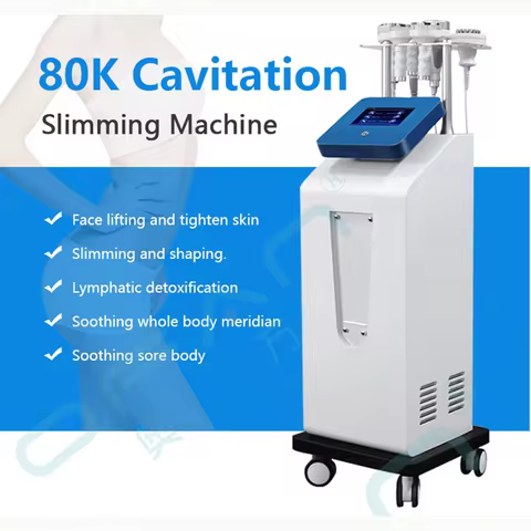 Professiona 5D Sculpting 80k Vacuum Cavitation Machine 6 in 1 Body Contouring Liposuction Slimming W