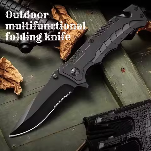 Camping pocket knife, outdoor multifunctional folding knife, outdoor portable knife, camping sharp k