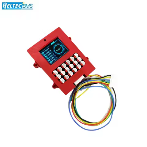 Heltec Lithium titanate 6S Active balancer with voltage display TFT LTO battery voltage tester 4s 5a