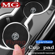 MG S5 ZS EV car center console leather cup pad Heat Resistance Waterproof anti slip pad Drink Holder