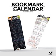 [ MENAAMI ] BOOKMARK PENANDA BUKU 2026 KALENDAR MASIHI + TAHUN ISLAM HIJRAH CALENDAR #MENAAMI