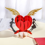 Kad Pertunangan 3d Kekasih Jemputan Perkahwinan Kad Ucapan Laser Cut Hadiah Hari Valentine Borong Ka