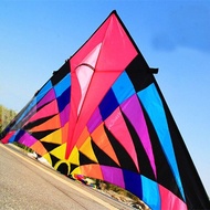 จัดส่งฟรีขนาดใหญ่ Delta Kite สำหรับ S Flying ของเล่น Ripstop ไนลอน Sport Kite String Reel Dragon Kite Cerf Volant ร่มชูชีพ