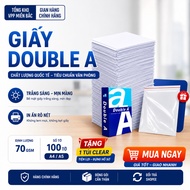 [Free 1 clear bag] 100 sheets of Double A paper size A4 A5 specialized for office use, printing, pho