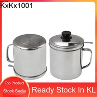 Oil Pot Oil Storage 1.9L Stainless Steel Filter Separator Oil Storage Pot Kitchen Tool Oil Pot 304 S