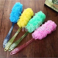 rainbow - 1PC Spon Mandi GAGANG PANJANG Karet Busa Spons Mandi Bath Sponge Shower Puff Busa Mandi Al