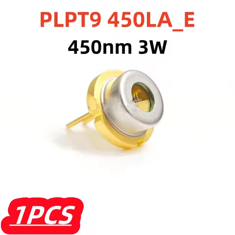 1Pcs/lot 100% New 450nm 3W LD PLPT9 450LA_E High power blue visible light Laser Diode TO-9mm TO90 PL