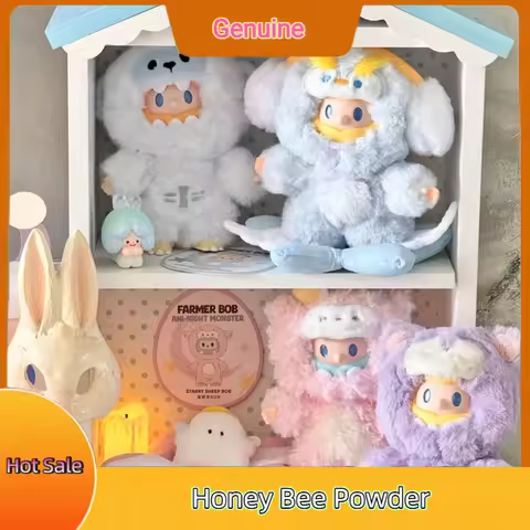 New Authentic Findingunicorn Farmer Bob Monster Ani-Night Series Blind Box Collectible Trendy Myster