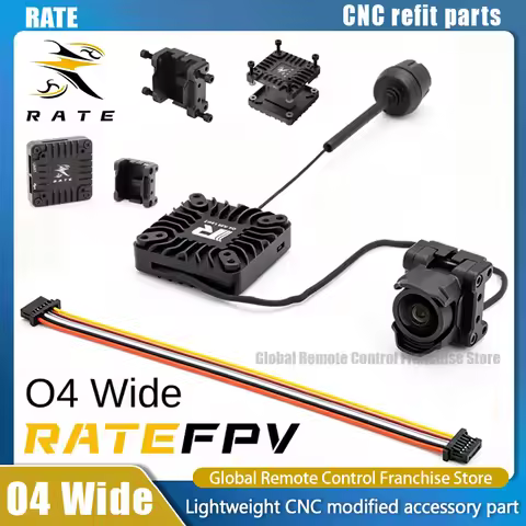 Rate O4Wide RC FPV Drone Repack Accessory Part CNC Shell, 20mm Lens Parts for Lightweight Freestyle 