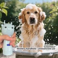 YU Electric Foaming Shampoo Dispenser Bubbler Machine For Effortless Dog Cats Bath