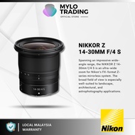 ( READY STOCK ) Nikon NIKKOR Z 14-30mm f/4 S Lens for Nikon Z8 & Z6II & Z5 & Z30 & Z FC & Z7II & Z50