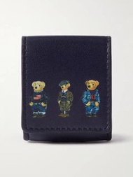Polo Ralph Lauren Printed Textured-Leather AirPods  Case 皮革保護套 經典 小熊  鑰匙圈