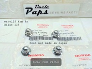 Head nut 8mm Genuine Made in Japan (SOLD PER PIECE) Honda wave 125 S R wave 125 i Xrm Rs Gilas 125 O