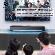 Loa máy tính bluetooth để bàn có dây ICHECO LWB01 cho vi tính laptop PC tivi có đèn led phiên bản ca