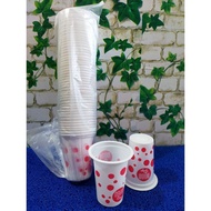 PLASTIC CUPS UK 7 SET (CONTENTS 50 PCS) PP COFFEE CUPS POLKADOT COFFEE CUPS
