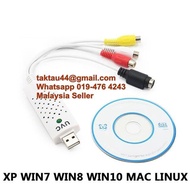 New Easycap USB 2.0 Video Audio Capture Adapter Card Win 8 Win 10