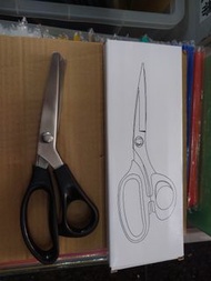 9寸牙剪 狗牙較剪 fabric scissor