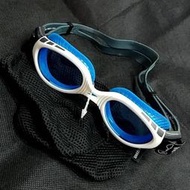 SPEEDO泳鏡-無度數/成人運動泳鏡Futura Biofuse /SD811315C107 白藍