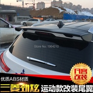 MONTFORD Car Styling ABS Plastic Material Unpainted Color Rear Trunk Boot Wing Rear Spoiler For Mits