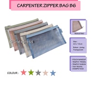 Zipper Bag B6 / Pencil Case / Zippered Mesh Bag / B6 Wallet Pouch