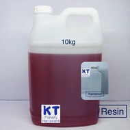 Resin Only [10kg] Polyster Resin 2504 APS-S Fiberglass Resin Gam Fiber Kain Fiber Boat 船用树脂