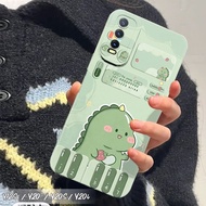Softcase Casing Silikon VIVO Y20 / Y20S / Y20i / Y12S Case Pro Camera Fashion Dino Imut Lucu Cute Series - Cassing Murah Kualitas Mewah - Soft Case - Silicone Hp - Camera Protection - Bisa COD