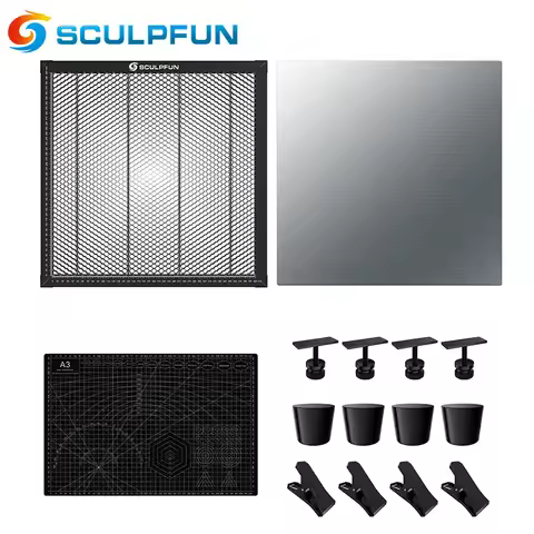 SCULPFUN H3 400x400mm Laser Cutting Honeycomb Panel Workbench Suitable For Diode CO2 Laser Engraving