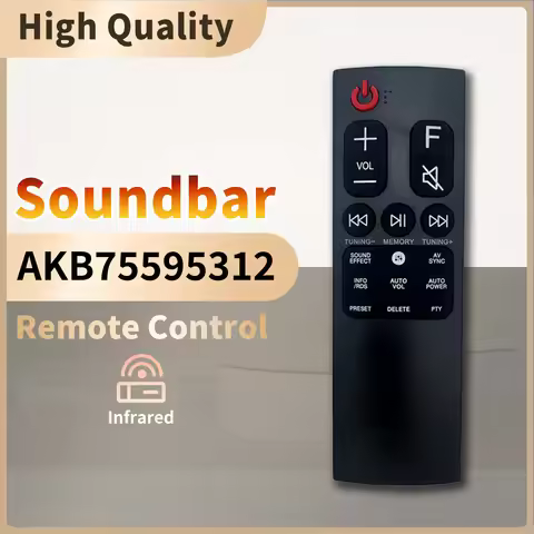 For LG Soundbar Remote Control AKB75595301 AKB75595312, Compatible with SK1 SK10 SK10Y SK6 SK6Y SK8 