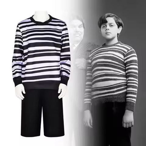 Wednesday Addams Family Pugsley Addams Cosplay Costume Uniform Addams Family Vintage Outfits Boys Co
